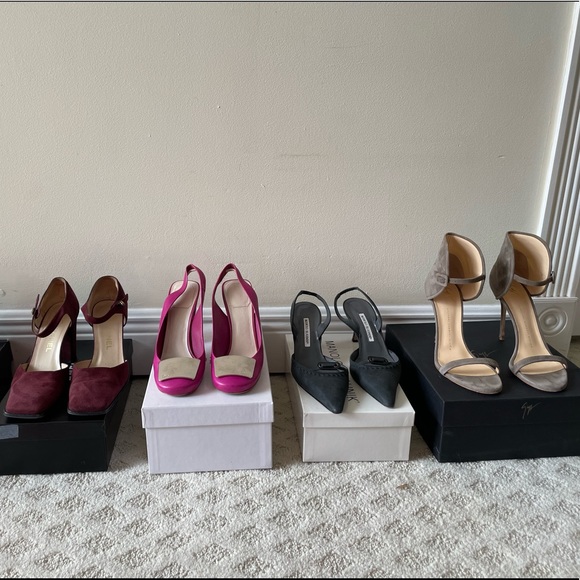 YSL, DIOR, CHANEL, MANOLO BLAHNIK & MORE. VINTAGE DESIGNER SHOE BUNDLE. - Picture 6 of 9